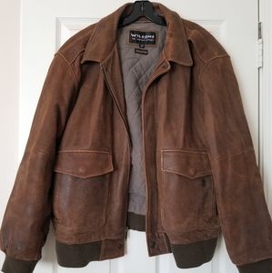 Vintage Wilson Leather Bomber Jacket
